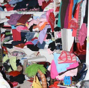 Closet Organizing Clothes Before Closet Organizing Clothes Before